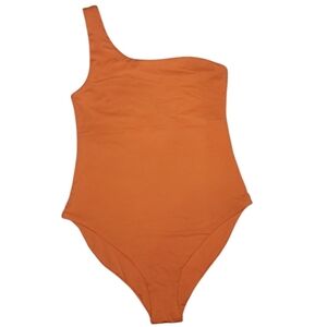 Girlfriend Collective One Shoulder Bodysuit / Swimsuit